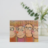 "Kinder" Postkarte (Stehend Vorderseite)