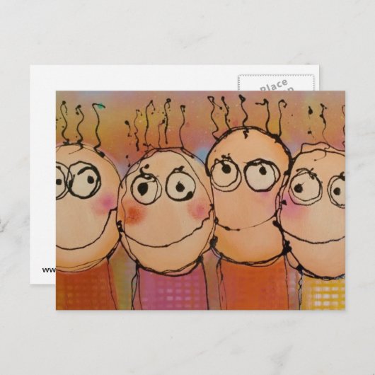 "Kinder" Postkarte (Vorne/Hinten)