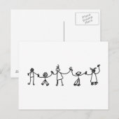 Kinder Postkarte (Vorne/Hinten)