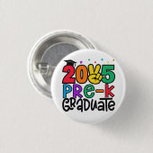 Kinder Pre-K Grad 2025 Preschool Prek Abschluss Button (Vorne & Hinten)