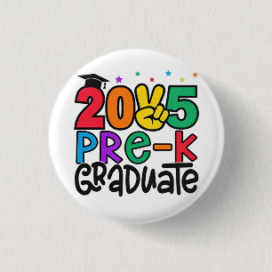 Kinder Pre-K Grad 2025 Preschool Prek Abschluss Button
