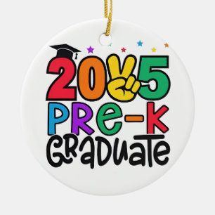 Kinder Pre-K Grad 2025 Preschool Prek Abschluss Keramik Ornament