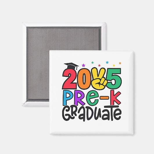 Kinder Pre-K Grad 2025 Preschool Prek Abschluss Magnet (Vorderseite/Rückseite)