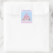 Kinder Princess Party Square Sticker (Tasche)