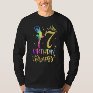 Kinder Prinzessin 7. Geburtstag 7 Jahre Alte Balle T-Shirt
