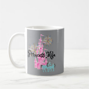 Kinder Prinzessin Mila Name Mädchen Personalisiert Kaffeetasse