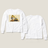 Kinder Pullover – Cooles Bagger Motiv (Design Vorderseite & Rückseite)