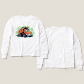 🚧👷♂️ Kinder Pullover – Cooles Baustellenauto (Design Vorderseite & Rückseite)