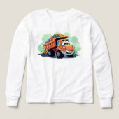 🚧👷‍♂️ Kinder Pullover – Cooles Baustellenauto  (Design Vorderseite)