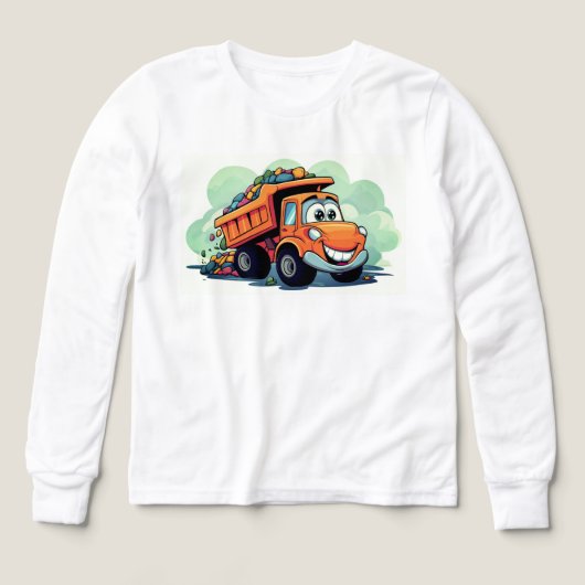 🚧👷♂️ Kinder Pullover – Cooles Baustellenauto (Design Vorderseite)
