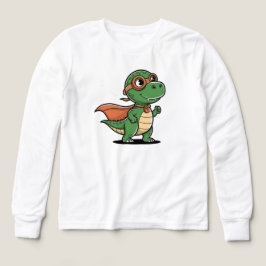 🦖🦸♂️ Kinder Pullover – Lustiger Dino mit Cape