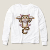 😺 Kinder Pullover – Süße Katze (Design Vorderseite)