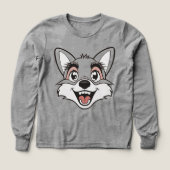 🦊 Kinder Pullover – Süßer Fuchs (Design Vorderseite)