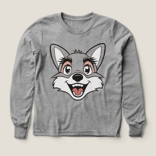 🦊 Kinder Pullover – Süßer Fuchs (Design Vorderseite)