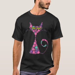 Kinder Punkte Tag Katze Internationaler Punktetag T-Shirt