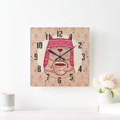 Kinder Quadratische Wanduhr (Zuhause)