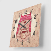 Kinder Quadratische Wanduhr (Winkel)