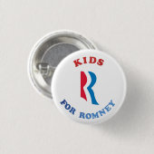KINDER R FÜR ROMNEY BUTTON (Vorne & Hinten)