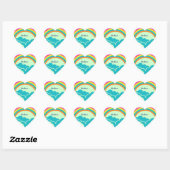Kinder Rainbow Heername Stickers (Blatt)