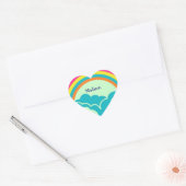 Kinder Rainbow Heername Stickers (Umschlag)