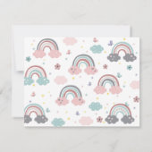Kinder-Rainbow-Note-Karte Mitteilungskarte (Rückseite)