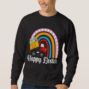 Kinder Rainbow Oster LKW Ei Jagd für Kinder Toddle Sweatshirt