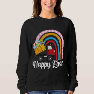 Kinder Rainbow Oster LKW Ei Jagd für Kinder Toddle Sweatshirt