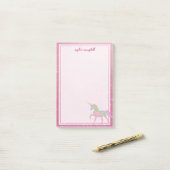 Kinder Rainbow Unicorn Post-it Klebezettel (Auf Schreibtisch)