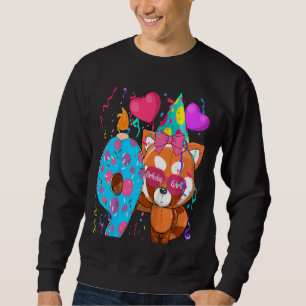Kinder Red Panda 9. Geburtstagskind Ich bin 9 Jahr Sweatshirt