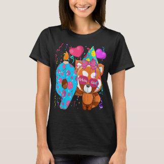 Kinder Red Panda 9. Geburtstagskind Ich bin 9 Jahr T-Shirt
