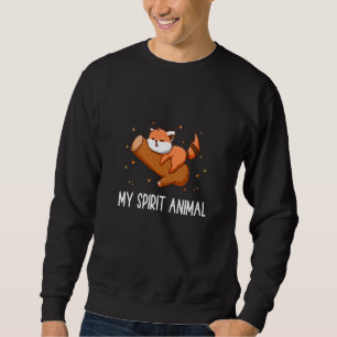 Kinder Red Panda Kind My Spirit Animal Panda Boys Sweatshirt