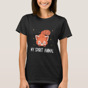 Kinder Red Panda Kind My Spirit Animal Panda Boys T-Shirt