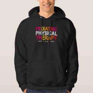 Kinder Regenbogen PT Physiotherapeut Hoodie