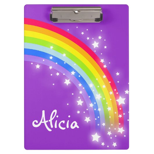 Kinder Regenbogensterne, genannt Clipboard Klemmbrett (Vorderseite)