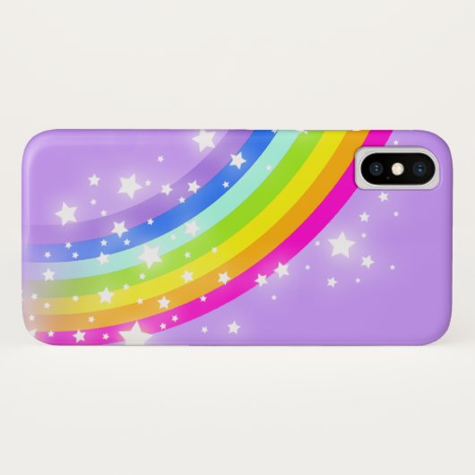 Kinder Regenbogenviolett Case-Mate iPhone Hülle (Rückseite (Horizontal))