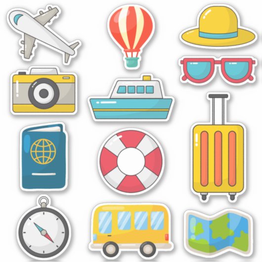 Kinder reisen aufkleber (Vorderseite)