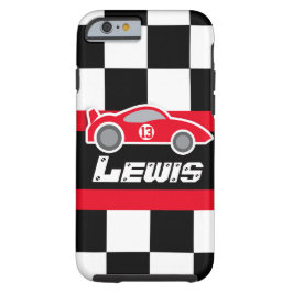 Kinder rennen roten Sportwagen mit Namen "Gehäuse" Case-Mate iPhone 14 Hülle