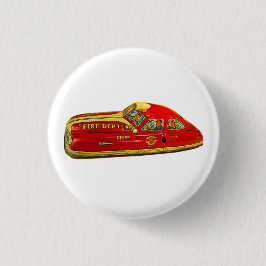 KINDER RETRO FEUER DEPT AUTORUNDE ABZEICHEN BUTTON