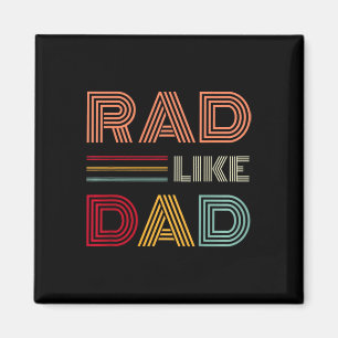 Kinder Retro Krass wie Vater T-Shirt Matching Vate Magnet