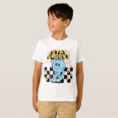 Kinder Retro-Shirt | Bleibe Groovy T - Shirt (Vorne ganz)