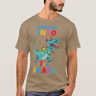 Kinder Roaring in das 7. Klasse T T T-Shirt Premiu