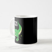 Kinder Roaring Planet Earth Day Environmental Dino Kaffeetasse (Vorderseite Links)