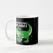 Kinder Roaring Planet Earth Day Environmental Dino Kaffeetasse (Links)