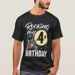 Kinder rocken meinen 4. Geburtstag I Electric Guit T-Shirt
