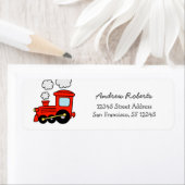 Kinder Rotes Spielzeug Choo Rücksendeadressen-Aufk (Insitu)