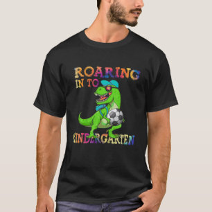 Kinder rotieren in den Kindergarten Dinosaurier T T-Shirt