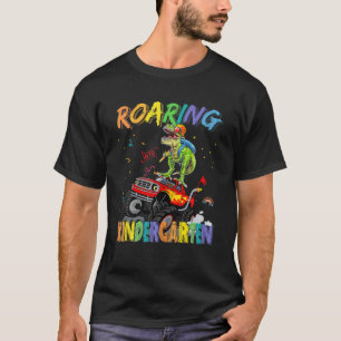 Kinder rottieren Kindergarten Dinosaurier um zurüc T-Shirt