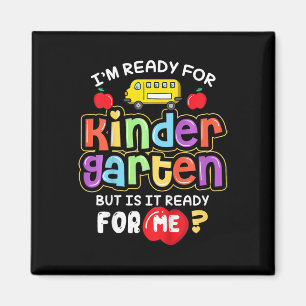 Kinder Rucken Zur Schule Ich Bin Fertig Fur Den Ki Magnet
