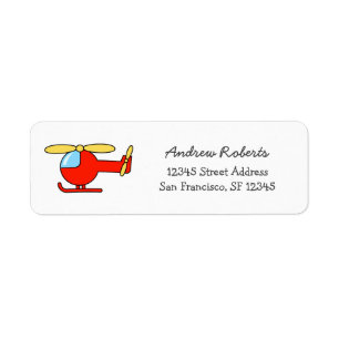 Kinder Rücksendeadressen-Aufkleber mit Spielzeughu