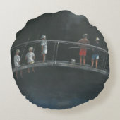 Kinder Rundes Kissen (Rückseite)